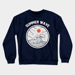 summer wave Crewneck Sweatshirt